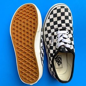Size 1 kids checker Vans